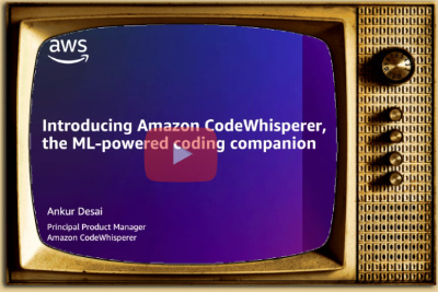 Ankur Desai: Introducing Amazon CodeWhisperer, the ML-powered Coding Companion